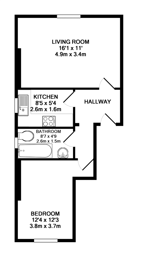 1 Bedrooms Flat to rent in Cotham Road, Cotham, Bristol BS6