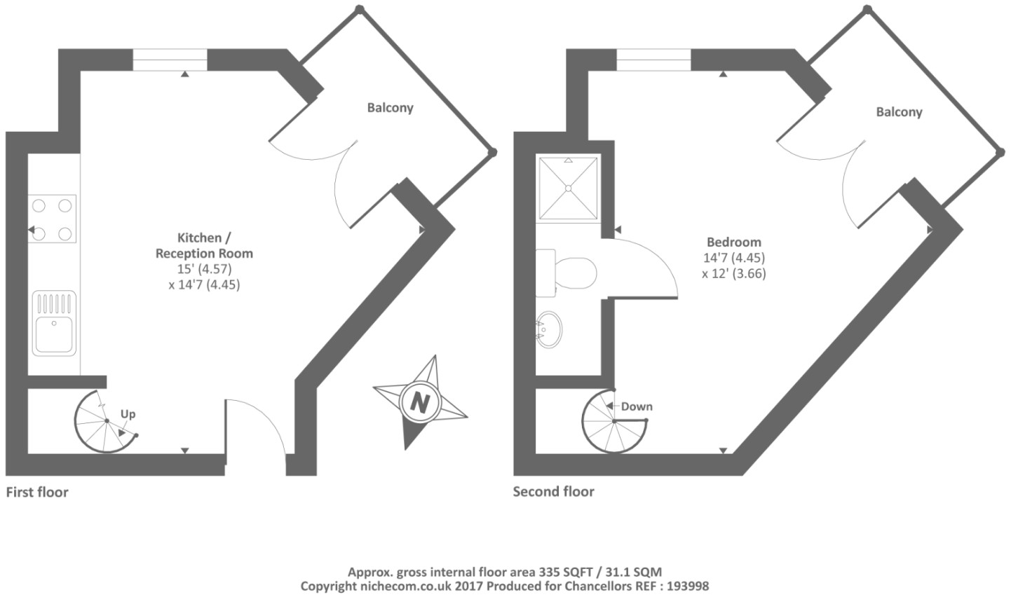 2b, Cherwell Drive, Oxford floorplan