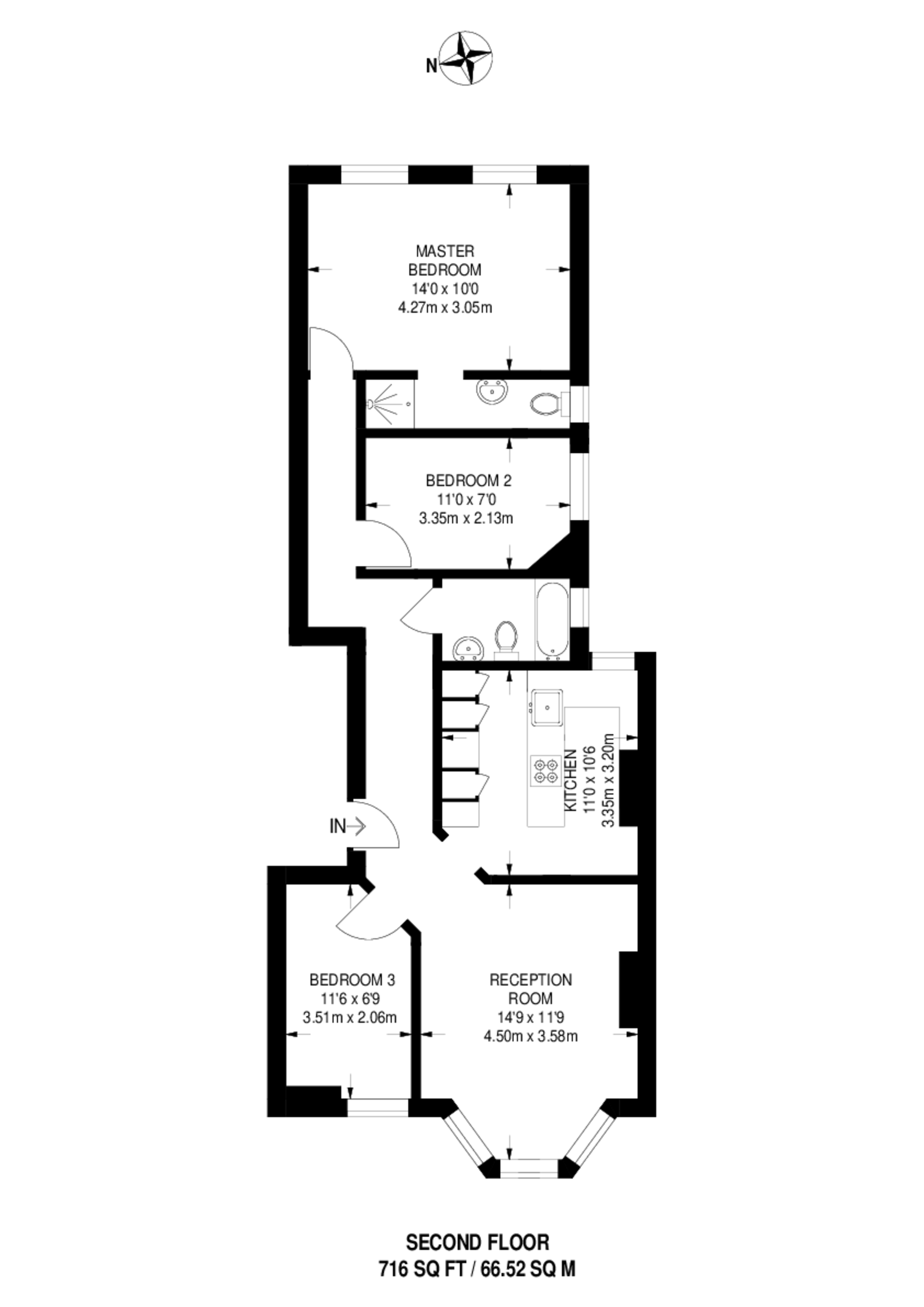 Middle Lane, Crouch End floorplan