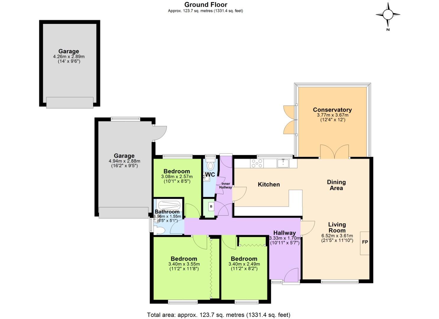 The Lodge, Saddlers Yard, Nottingham floorplan