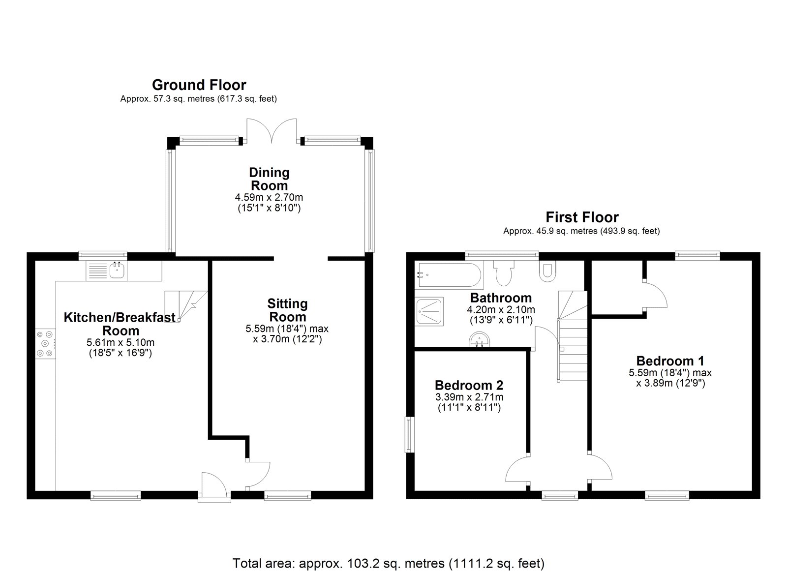 2 Bedrooms Detached house for sale in Church End, Shalford, Braintree CM7