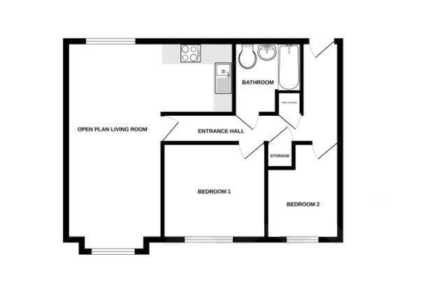 8 Vicarage court, Shrub End Road, Colchester floorplan