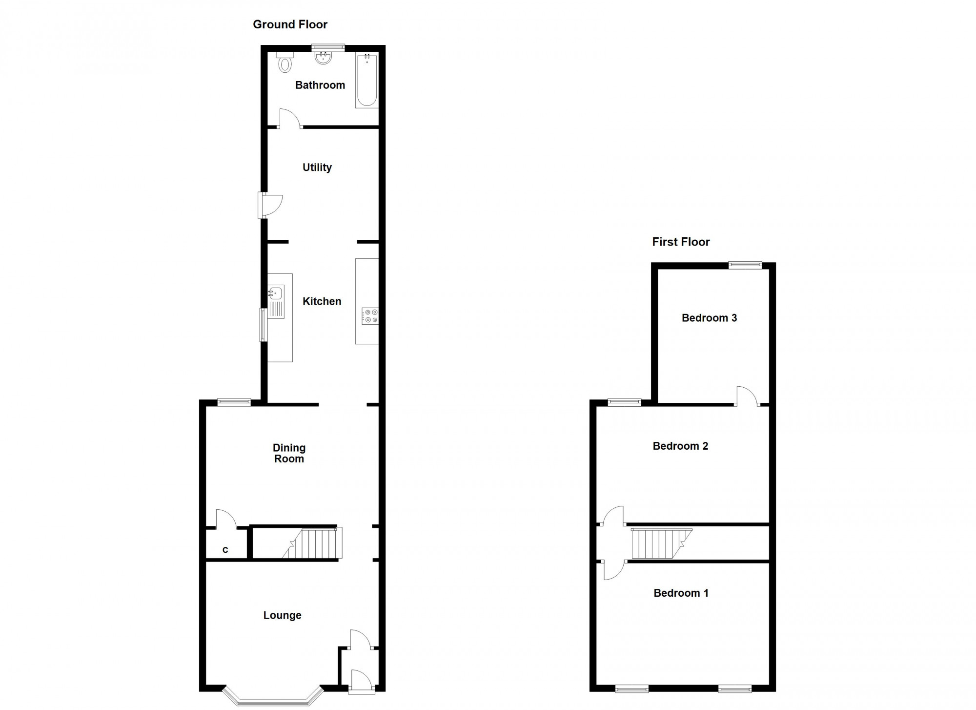 Belmont Road, Gillingham, Kent ME7, 3 bedroom terraced house for sale