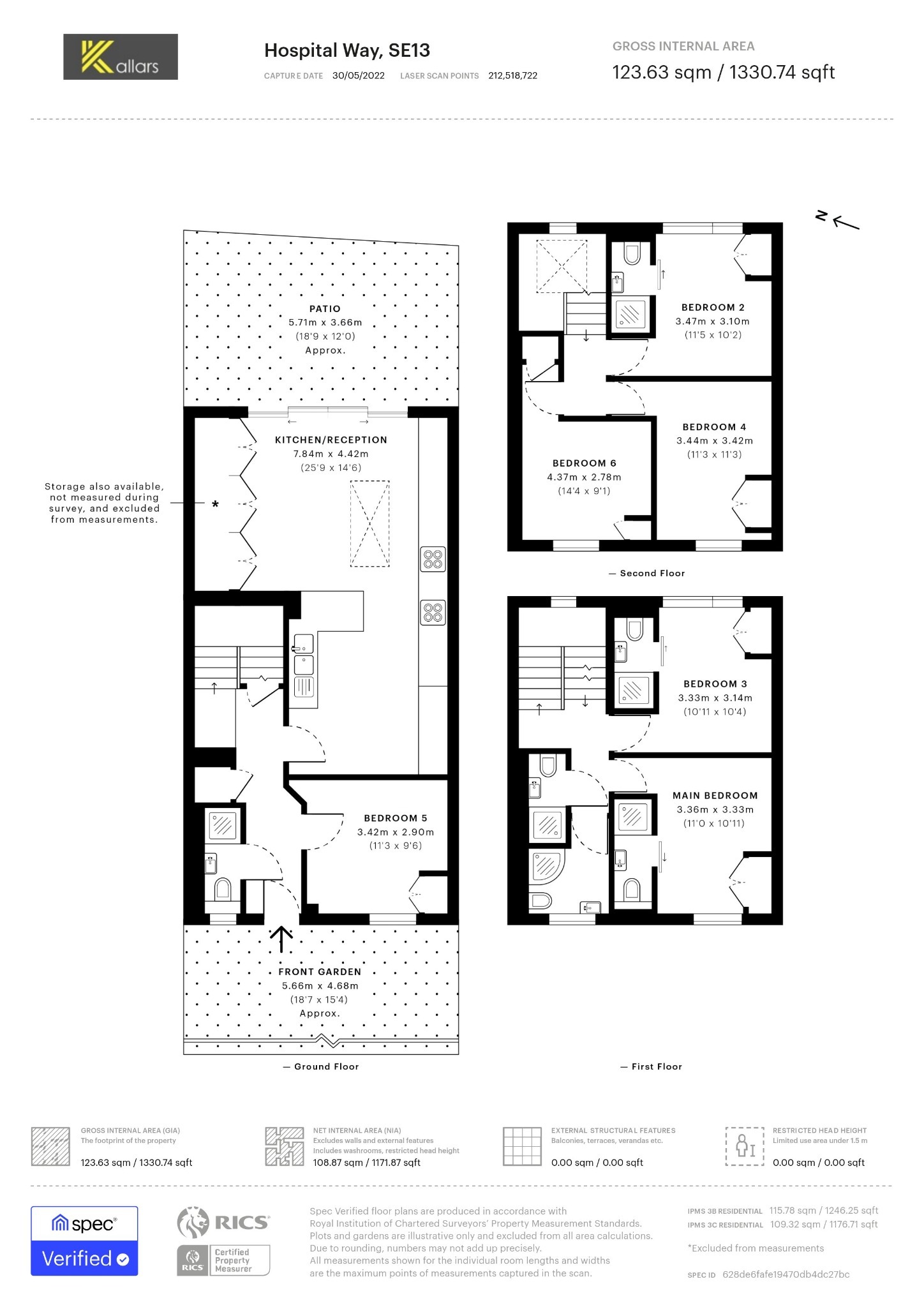 14, Hospital Way, London floorplan