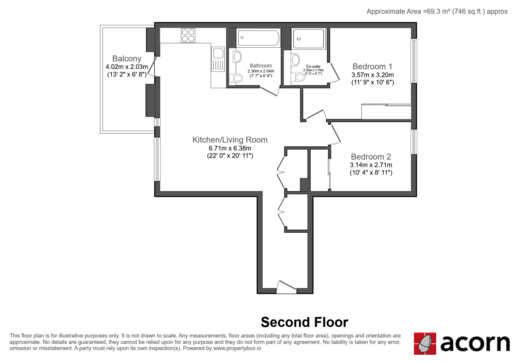 Flat 40, 10, Gasholder Place, London floorplan