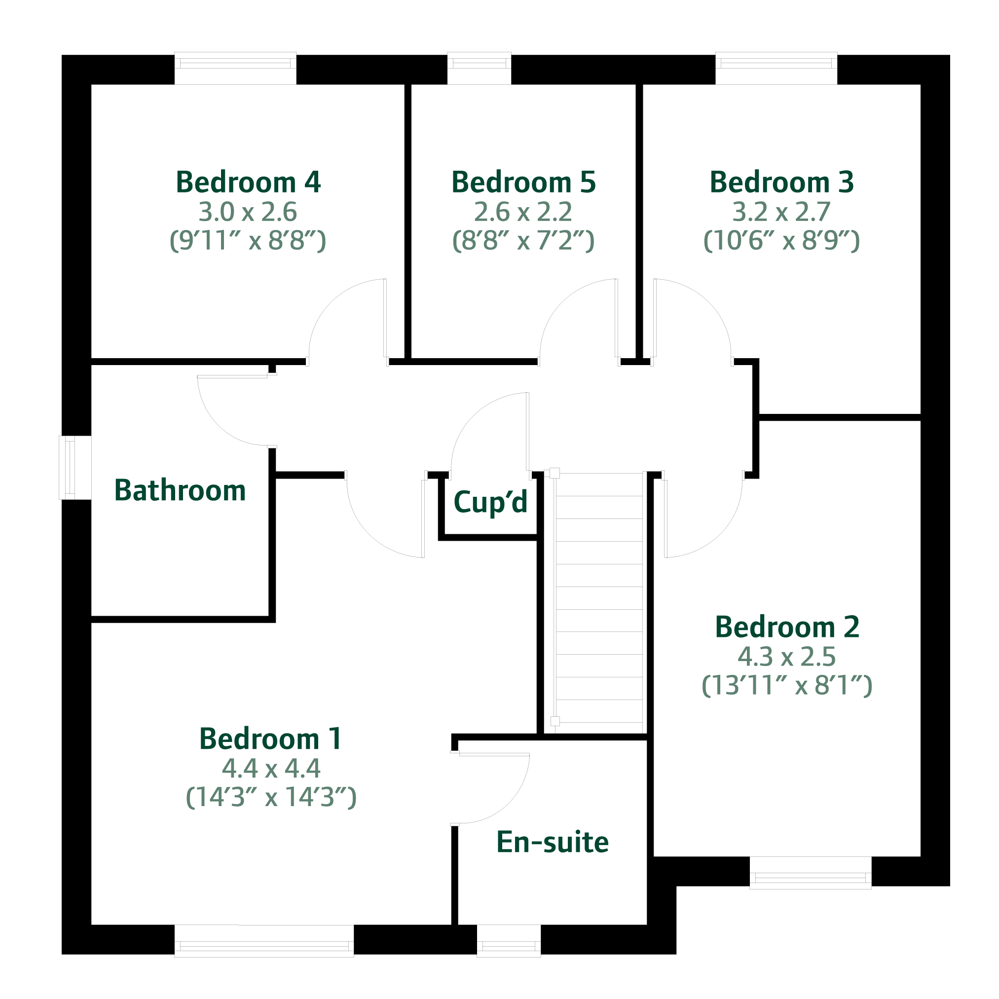 "The Corfe" at Grigg Lane, Headcorn, Ashford TN27, 5 bedroom detached