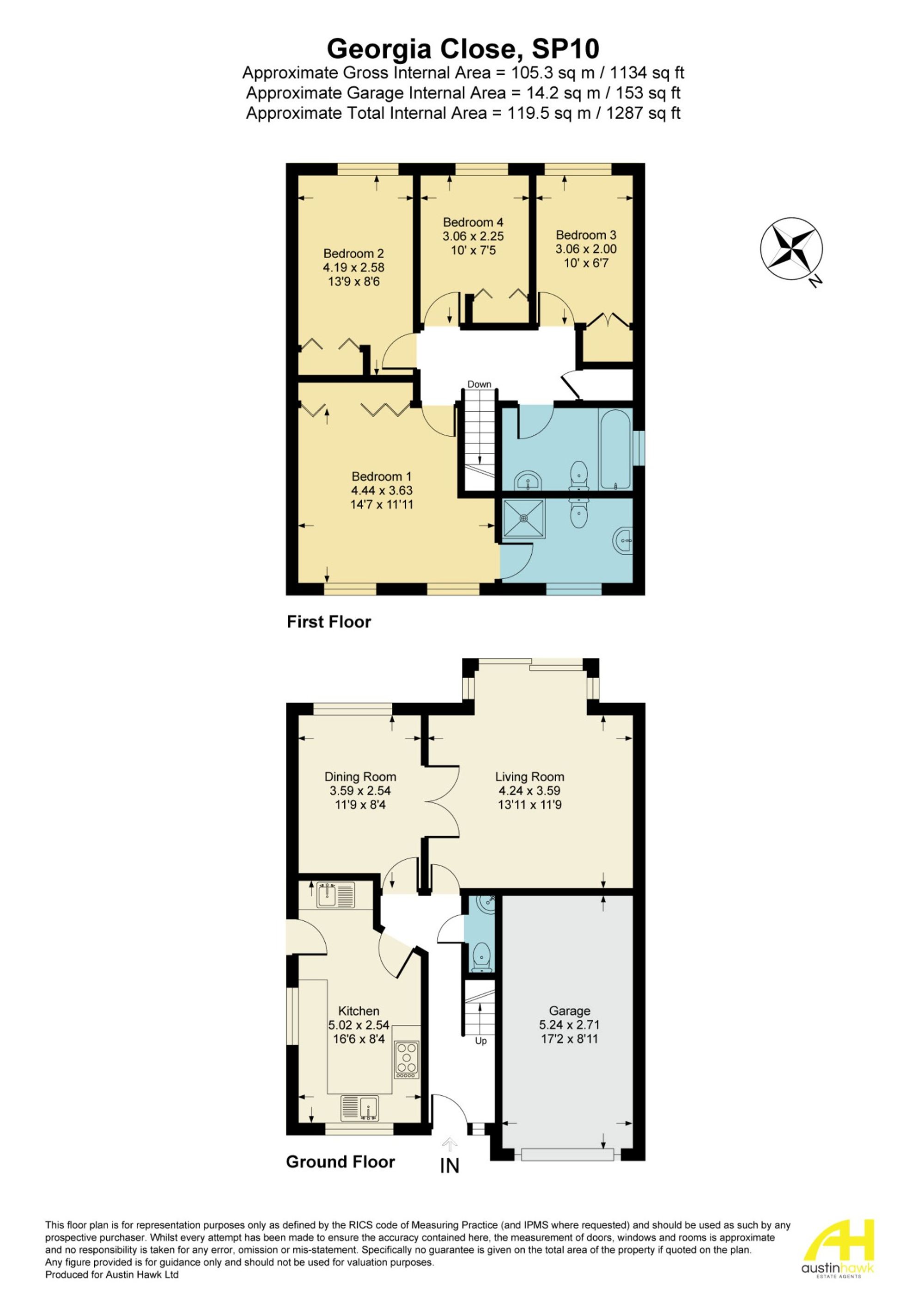 10 Georgia Close, Andover floorplan
