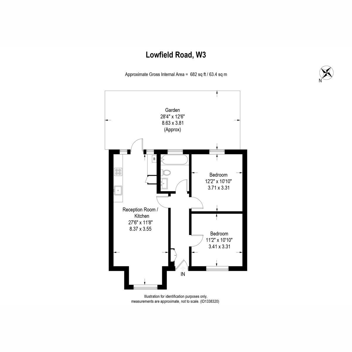60a, Lowfield Road, London floorplan