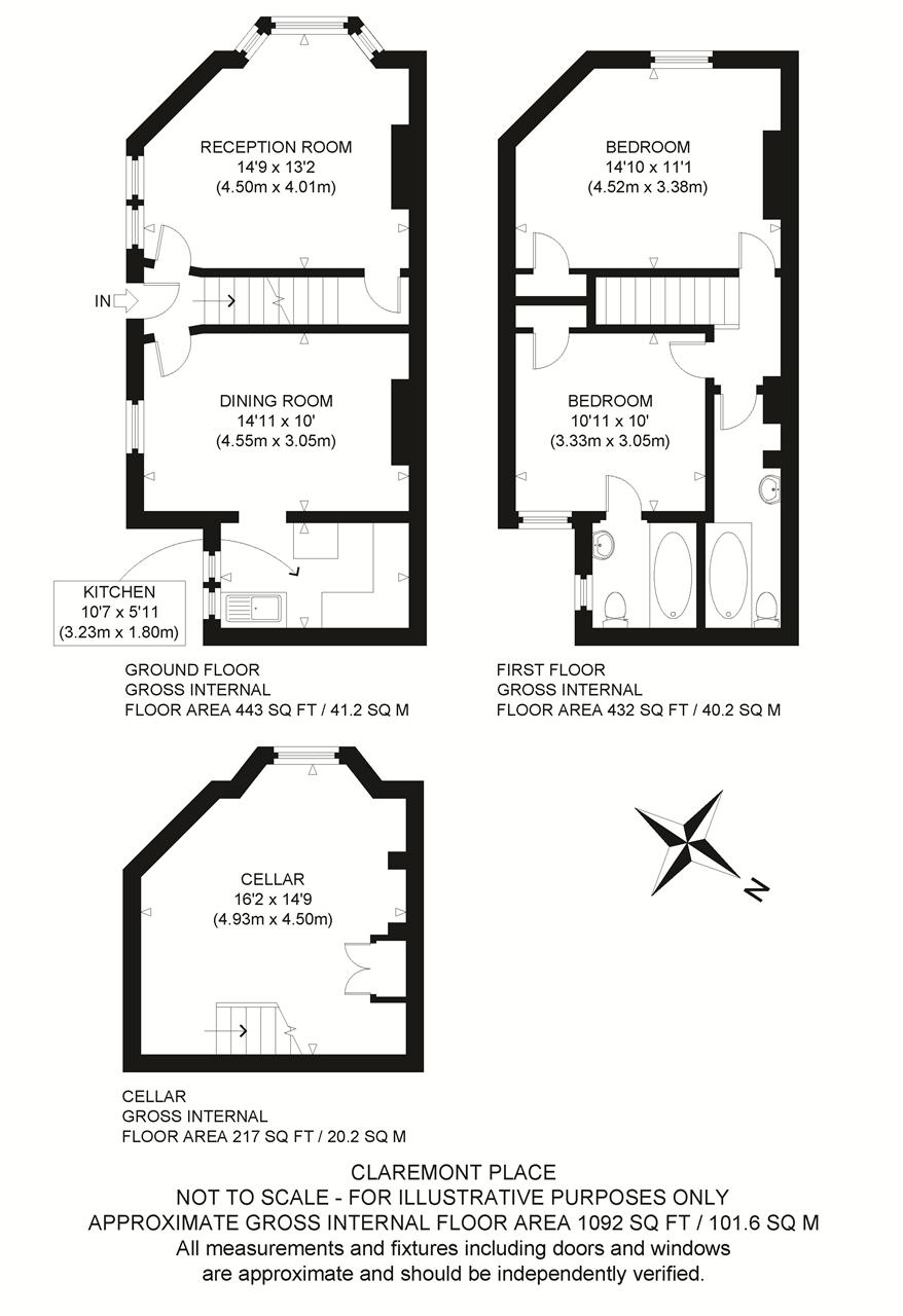 42, Claremont Place, Canterbury floorplan