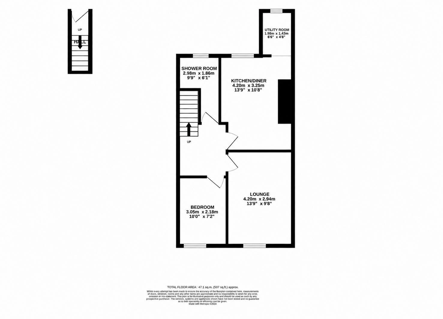 21a, Mitchell Street, County Durham floorplan