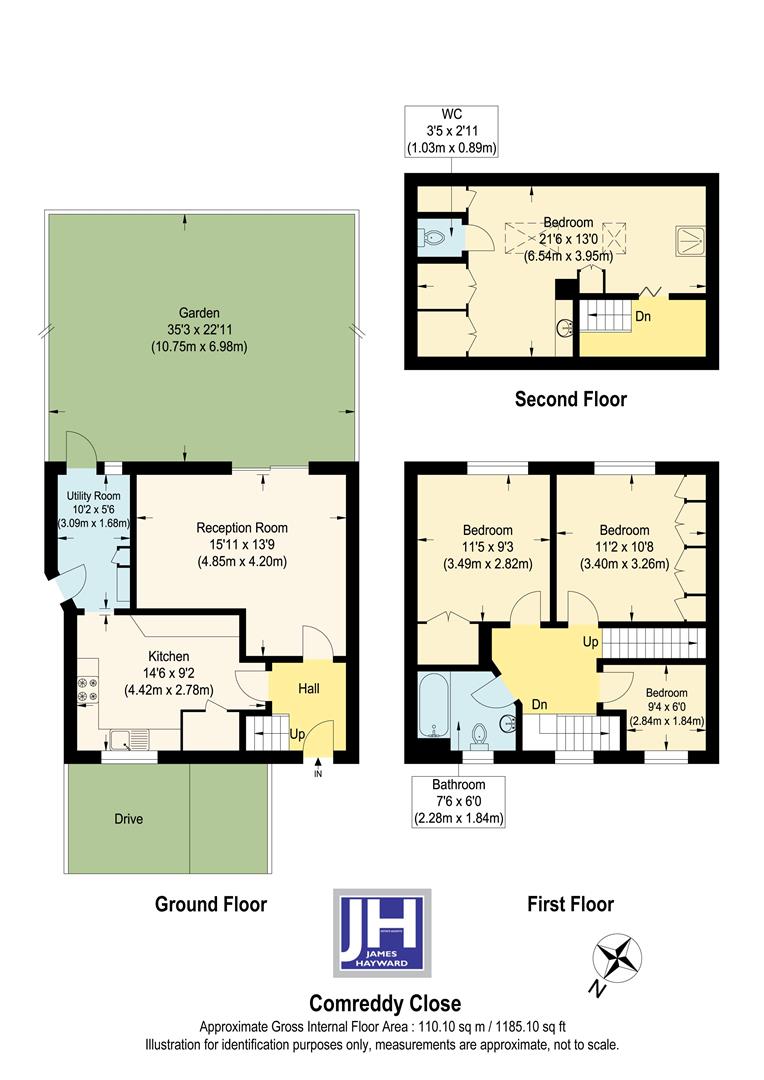 19, Comreddy Close, Enfield floorplan