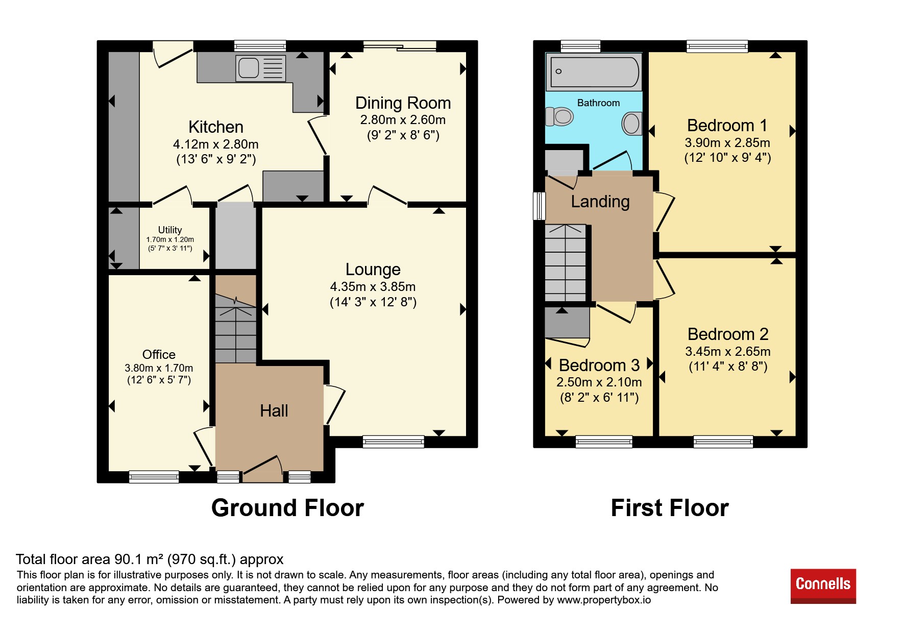 14, Waterloo Close, Warwick floorplan