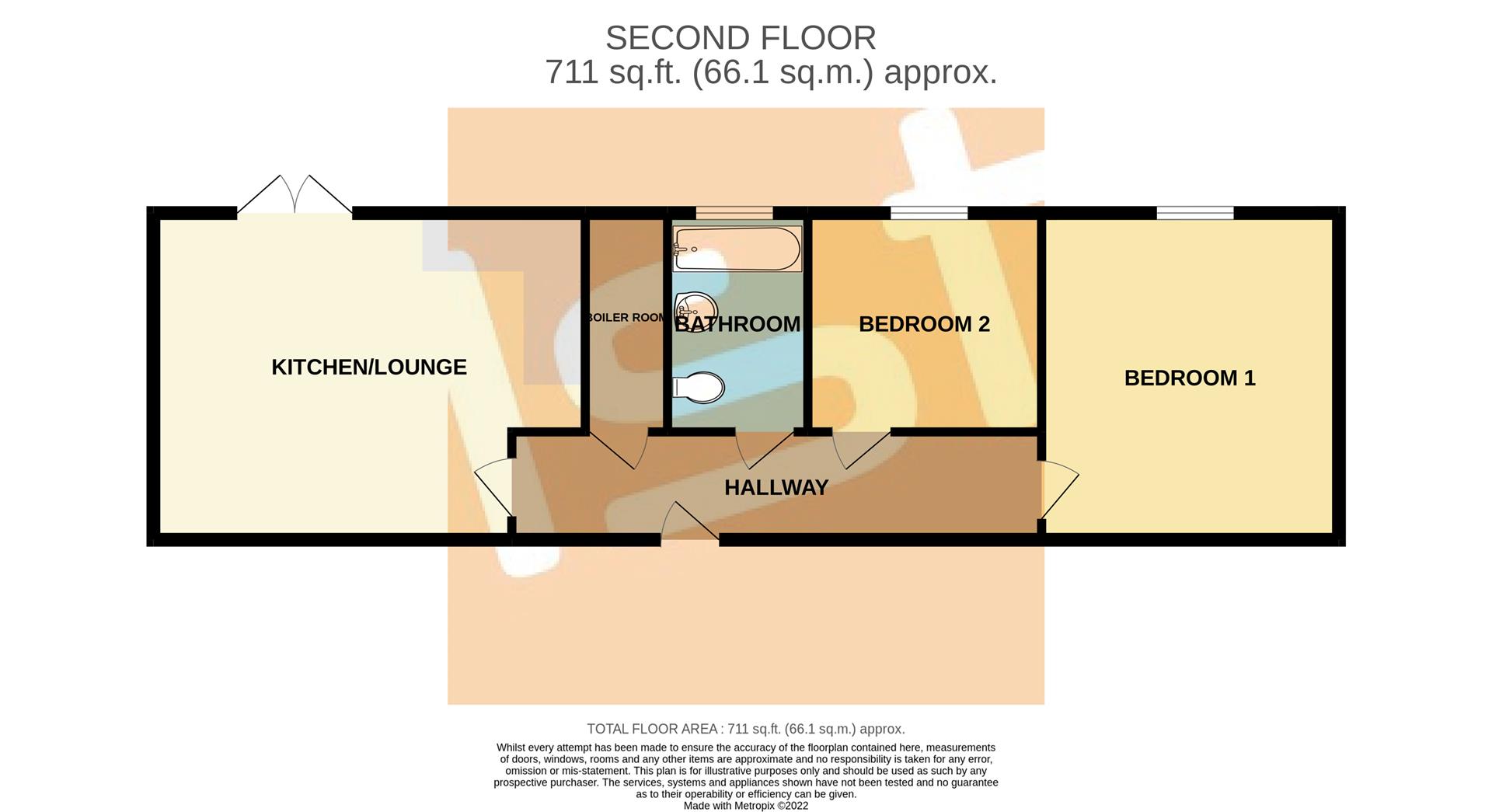 Flat 4, Karishaan House, 459 London Road, Westcliff-On-Sea floorplan