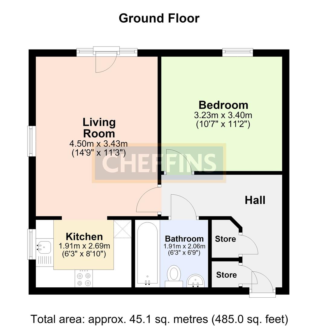 75, Alice Bell Close, Cambridge floorplan