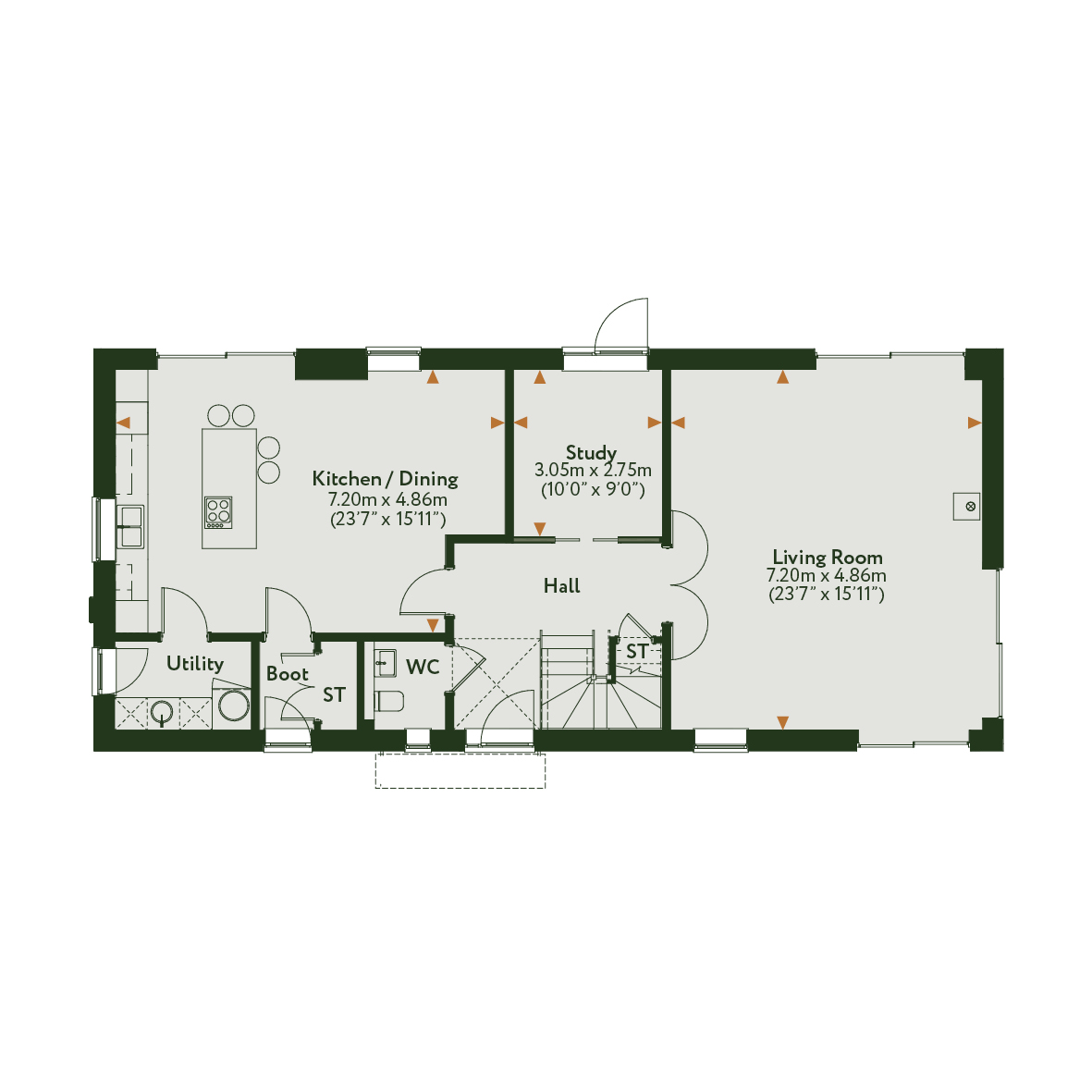 Plot 5g, The Hayrick, Willowside Grange, Cheltenham floorplan