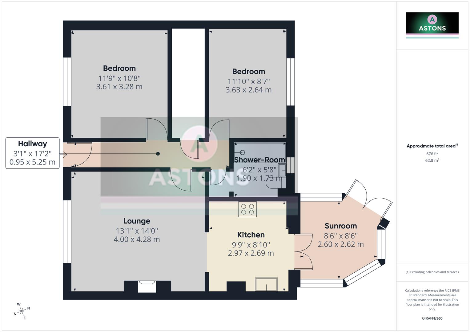 14, Barn Close, Crawley floorplan