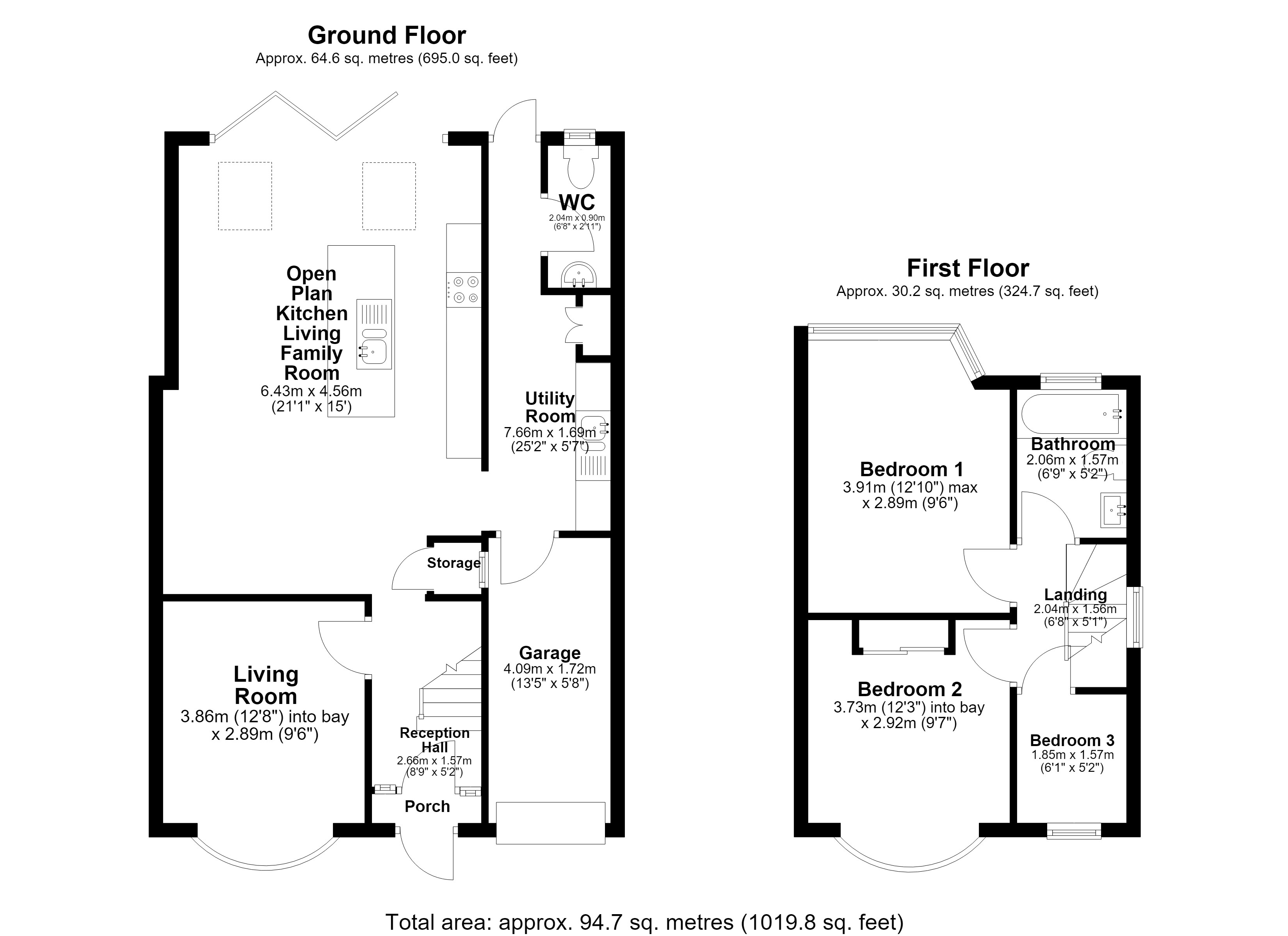 71, Saxondale Avenue, Birmingham floorplan