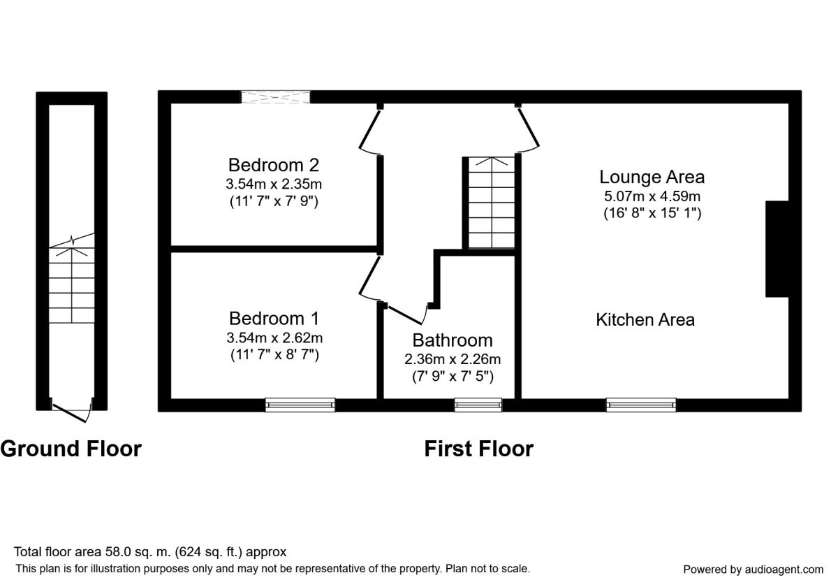 2 Bedrooms Flat to rent in Edinburgh Road, Leeds LS12