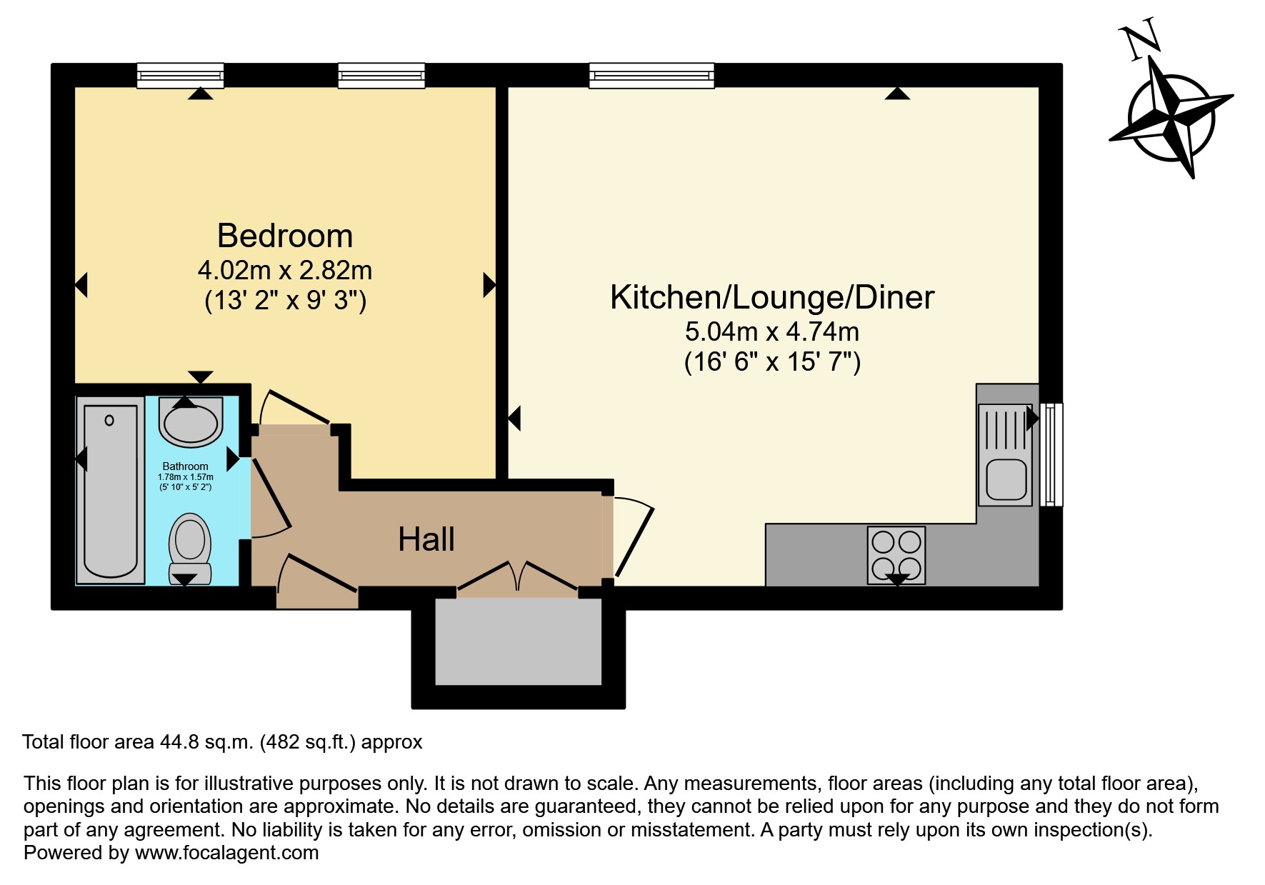 Lincoln Road, Dorking RH4, 1 bedroom flat for sale 64153987