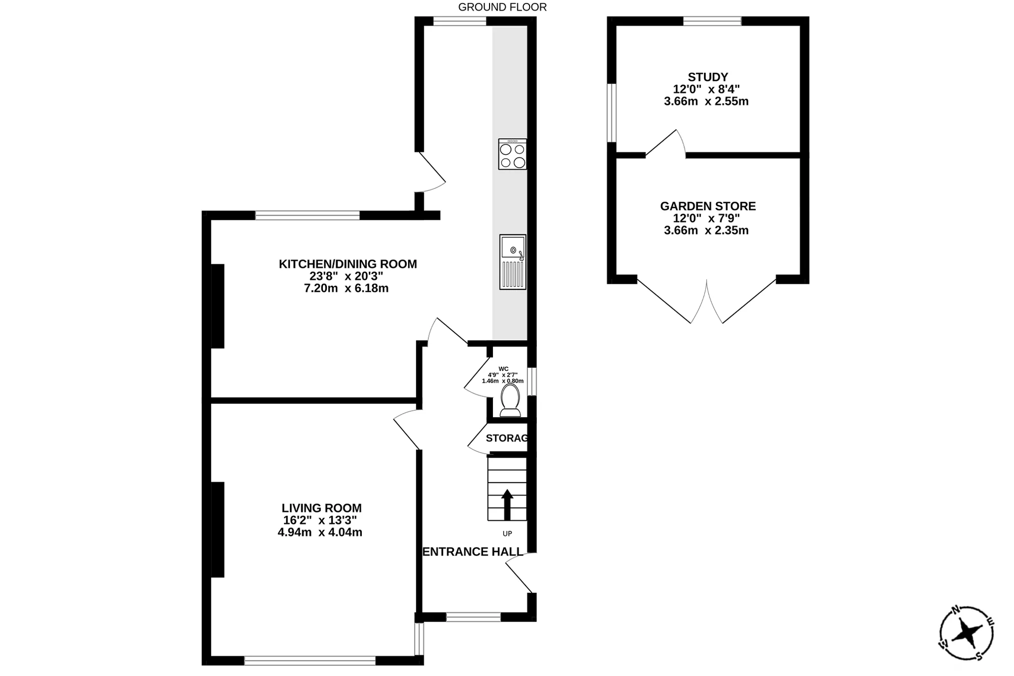 Monaco, 61 High View Road, Douglas floorplan