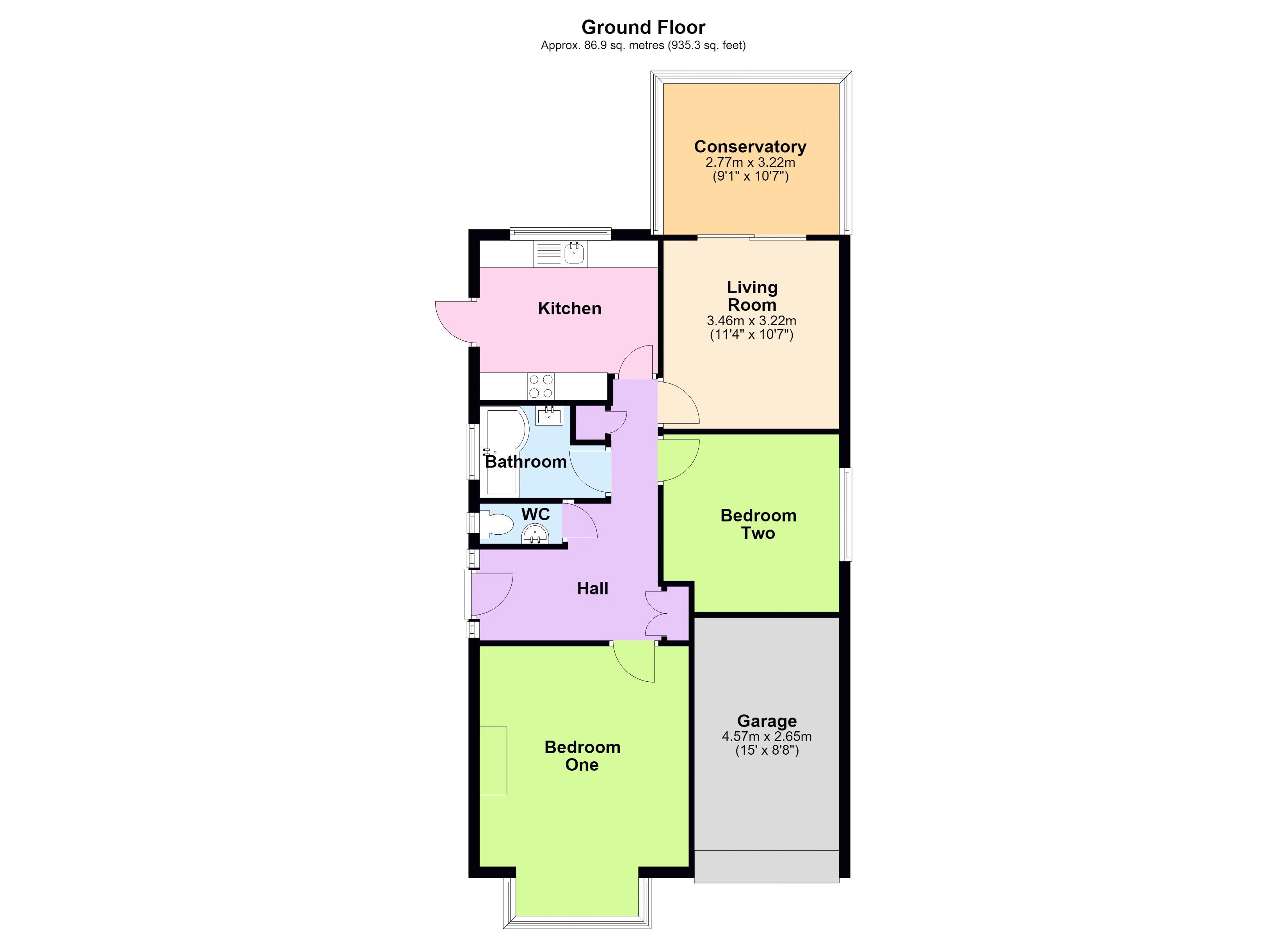 41, Eastbourne Grove, Westcliff-On-Sea floorplan