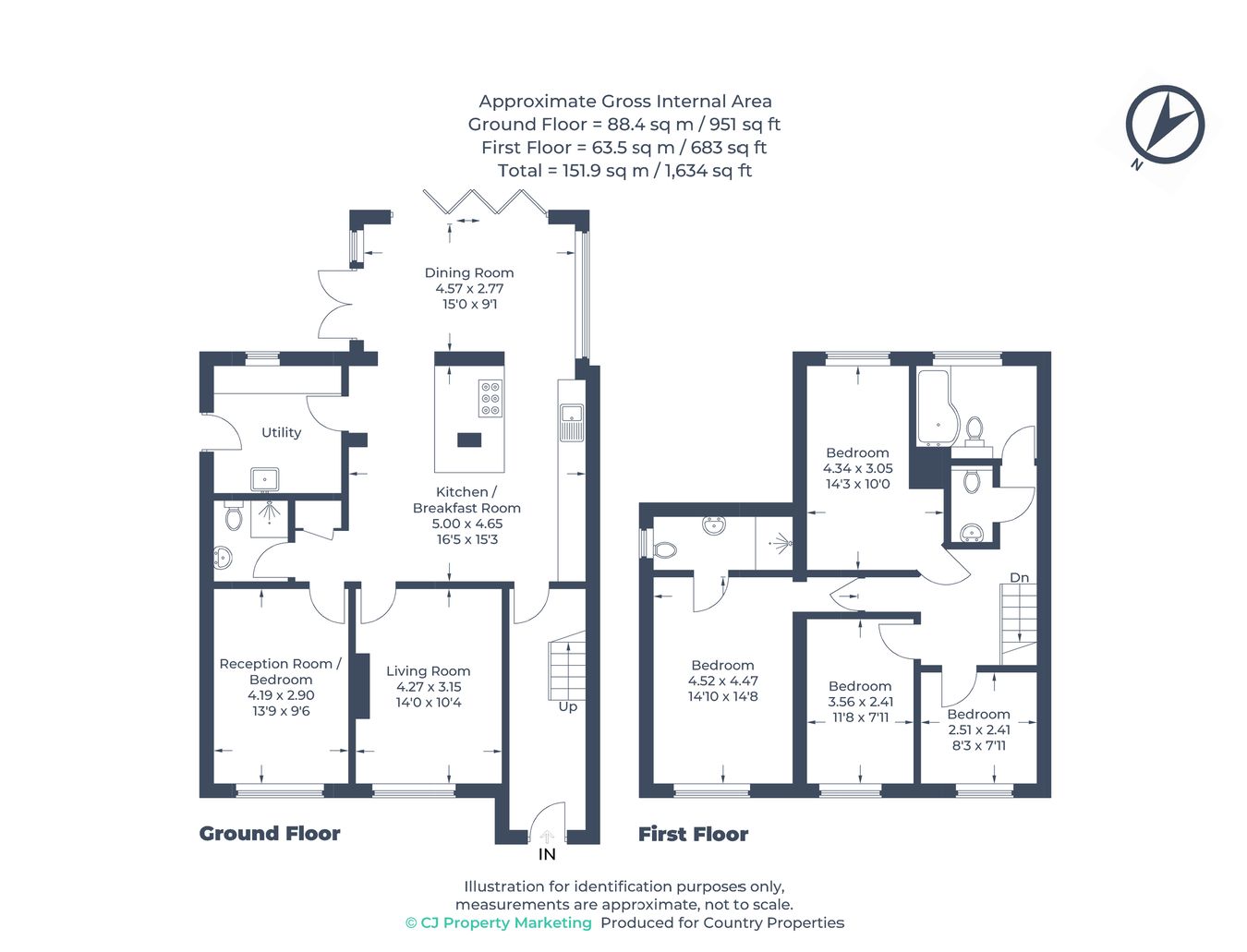 10, Bunyan Close, Hitchin floorplan