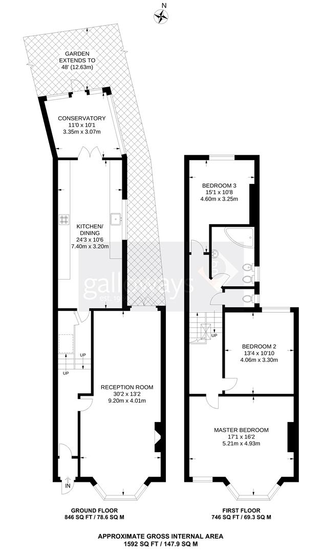 6, Harpenden Road, London floorplan