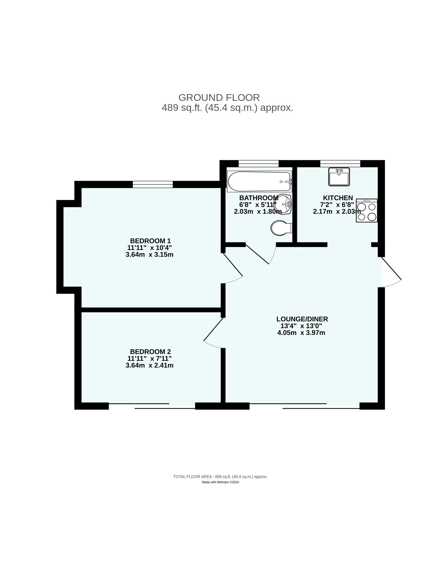 1 Dunlin, The Cove,, Fishcombe Road, Devon floorplan