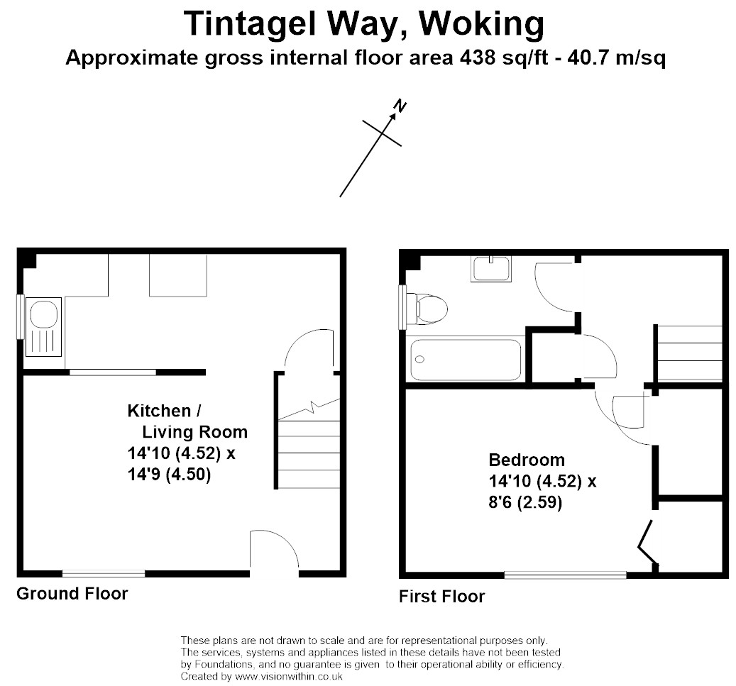 11 Tintagel Way, Woking floorplan