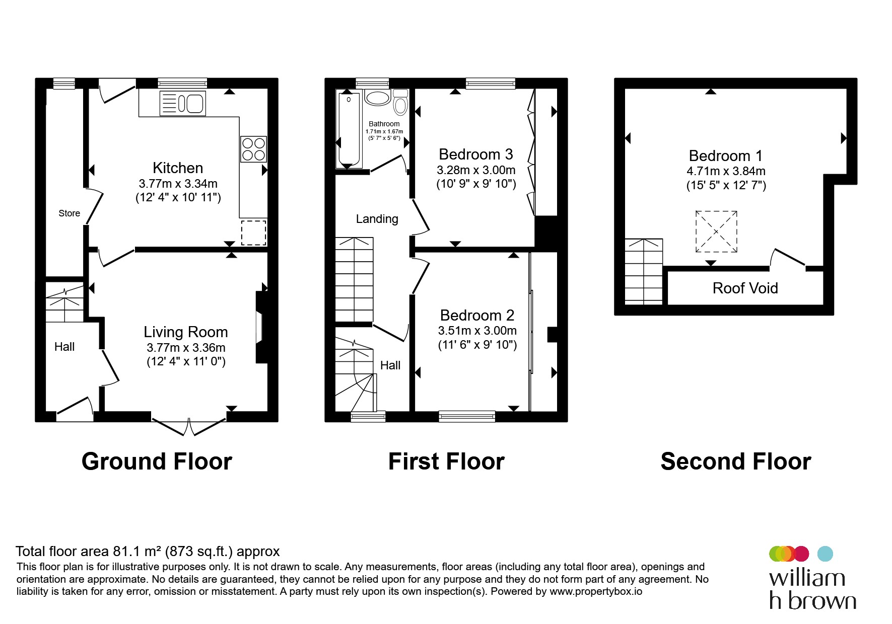 134, Bowling Park Drive, Bradford floorplan