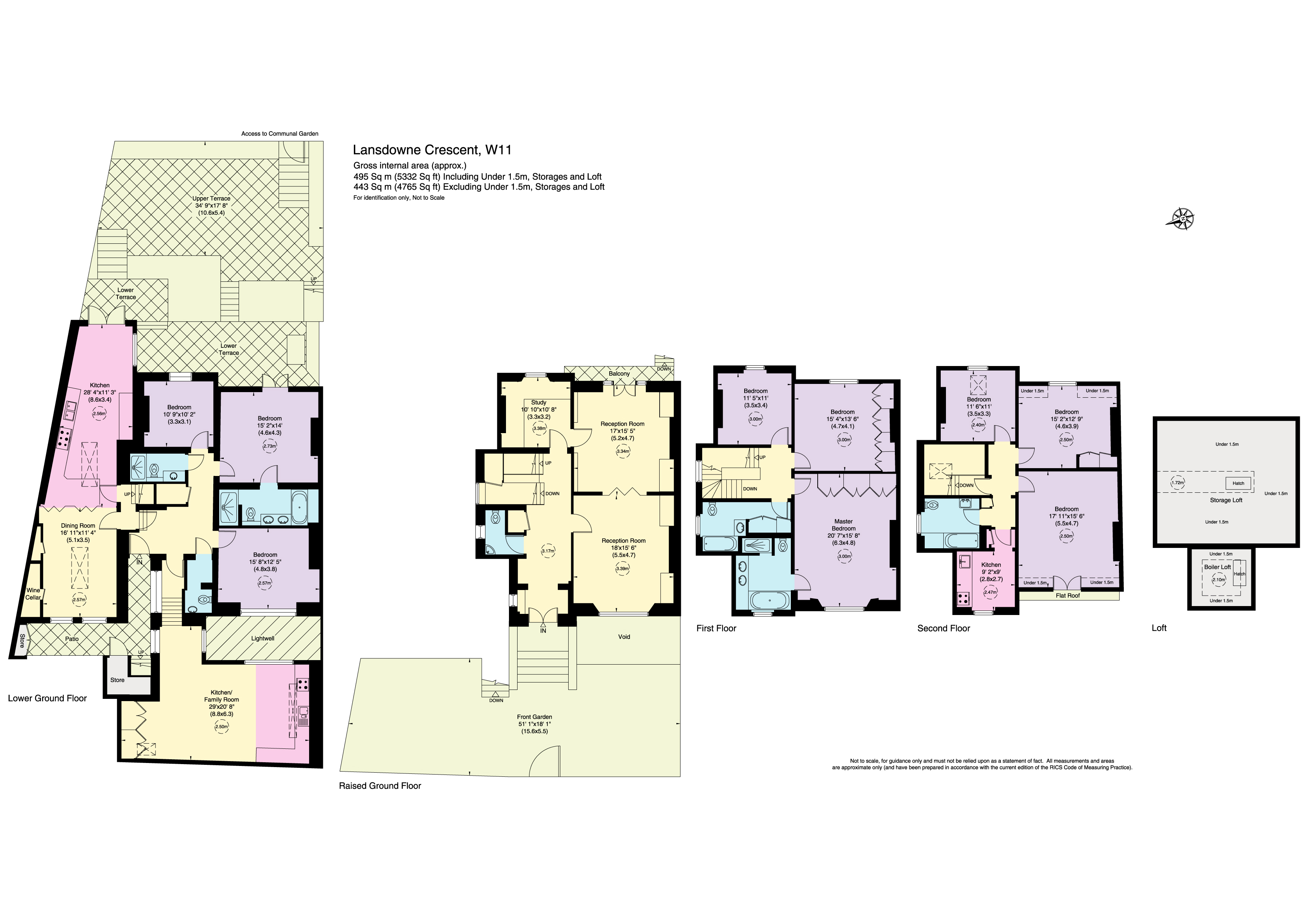 Lansdowne Crescent, London W11, 9 bedroom semidetached house for sale
