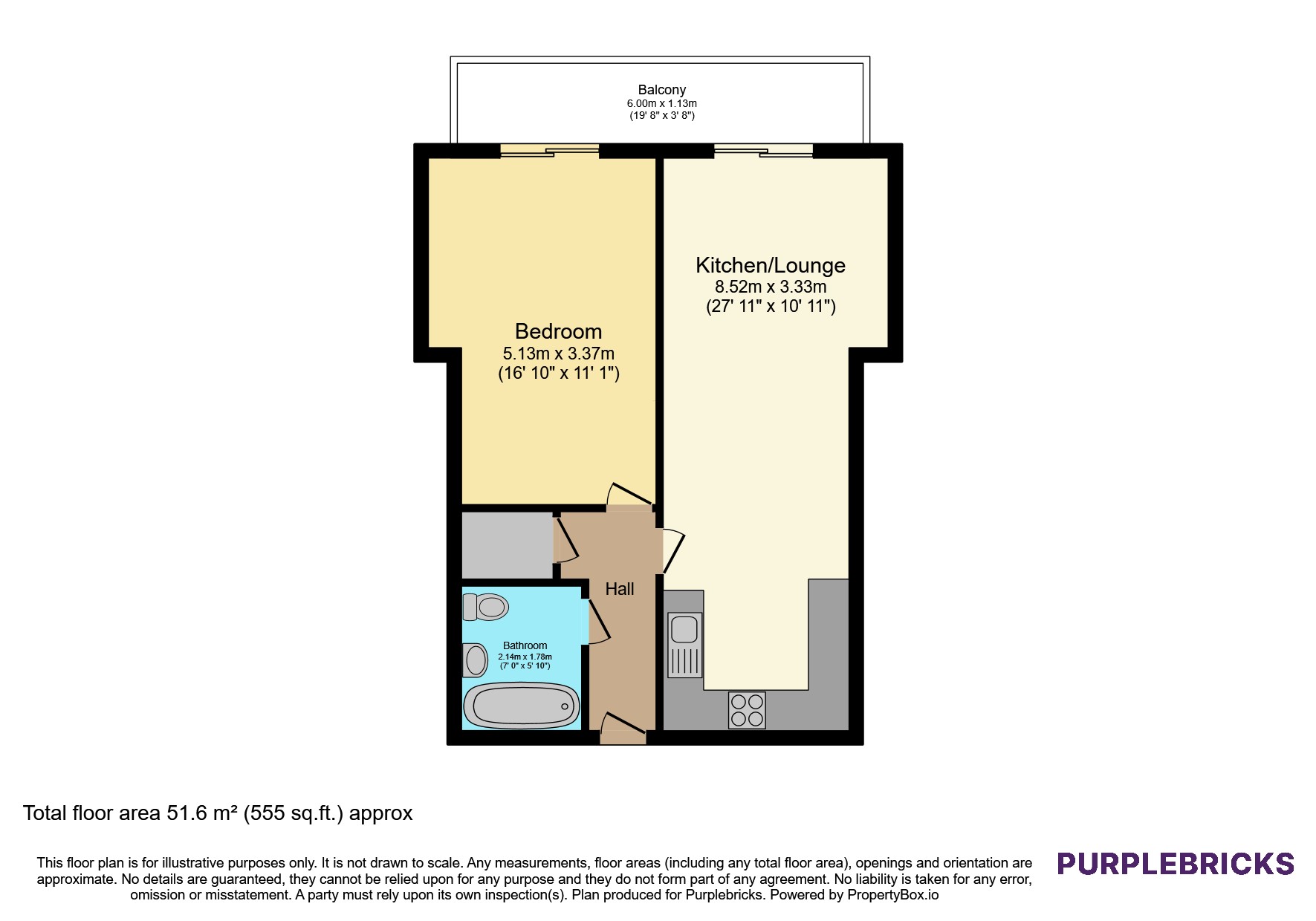 Apartment 10/Royal Cliff Apartments, Grange Road, Shoreside, Sandown floorplan