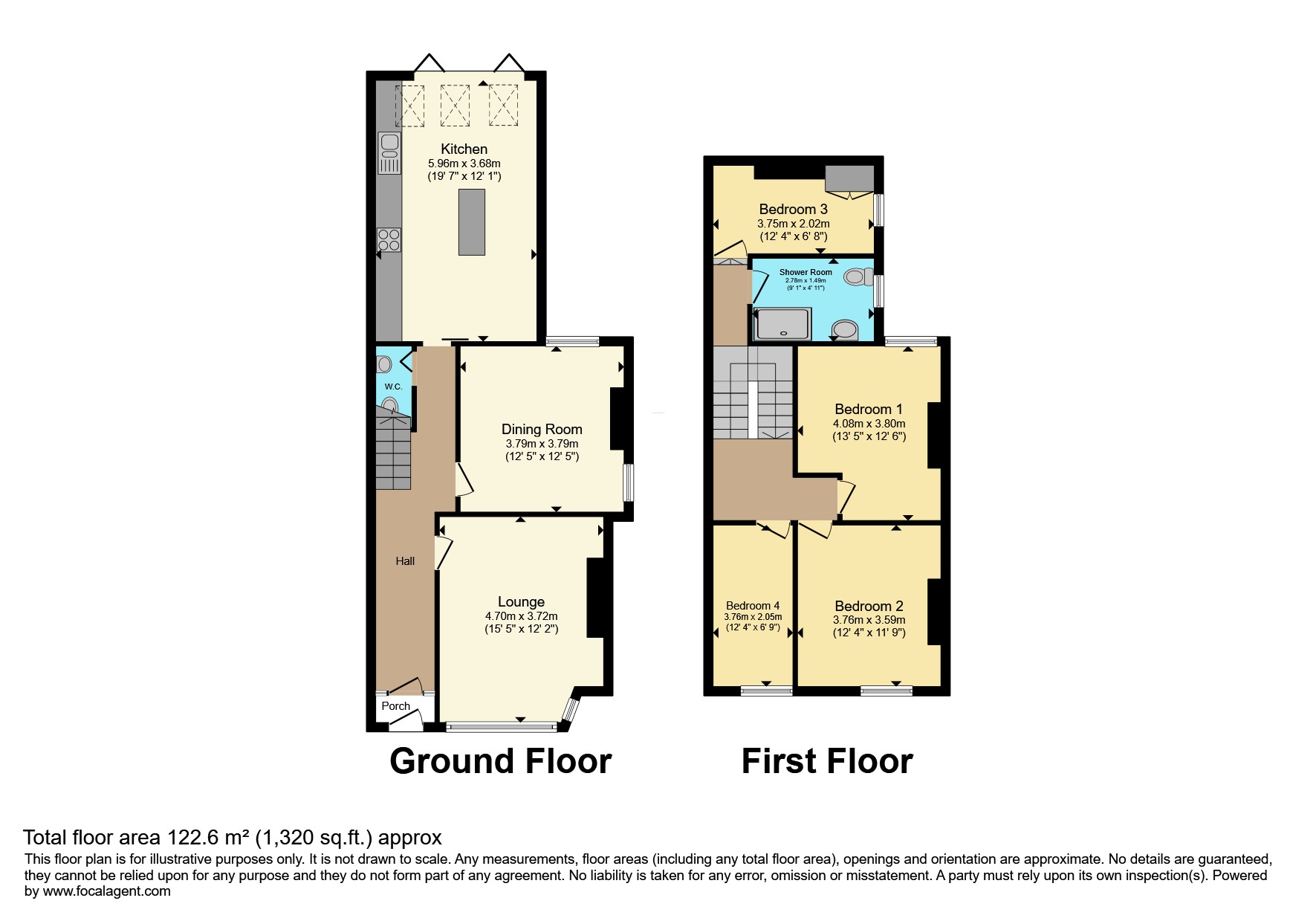 3, Harrison Road, Fulwood, Preston floorplan