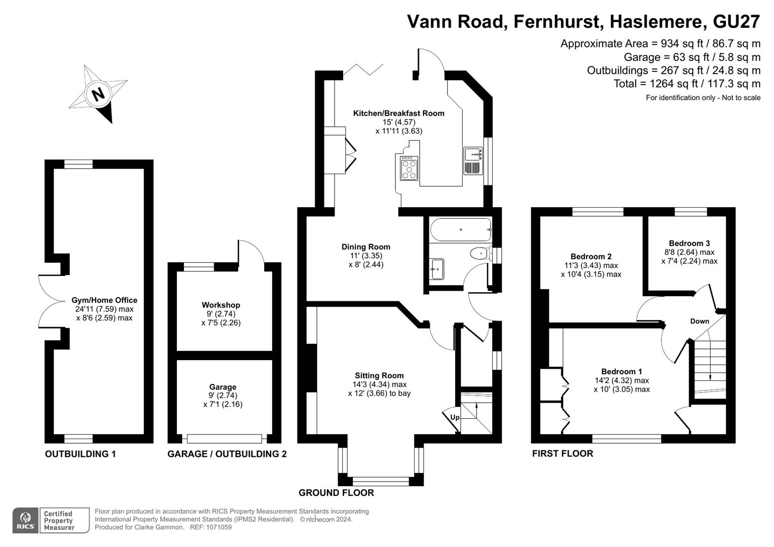 Vann Road, Fernhurst, Haslemere GU27, 3 bedroom property for sale