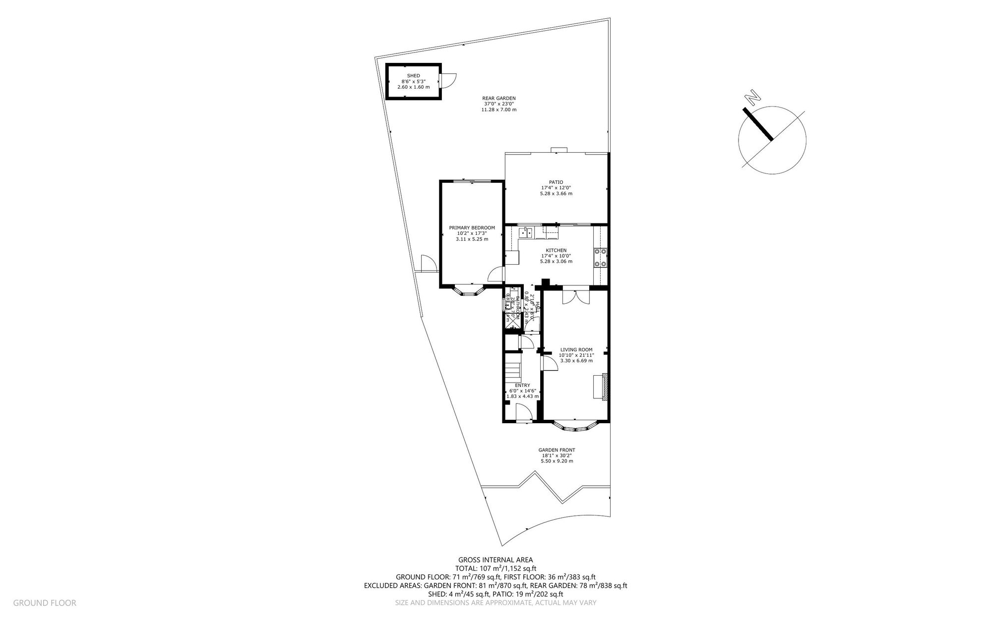 14, Dorset Close, Hayes floorplan