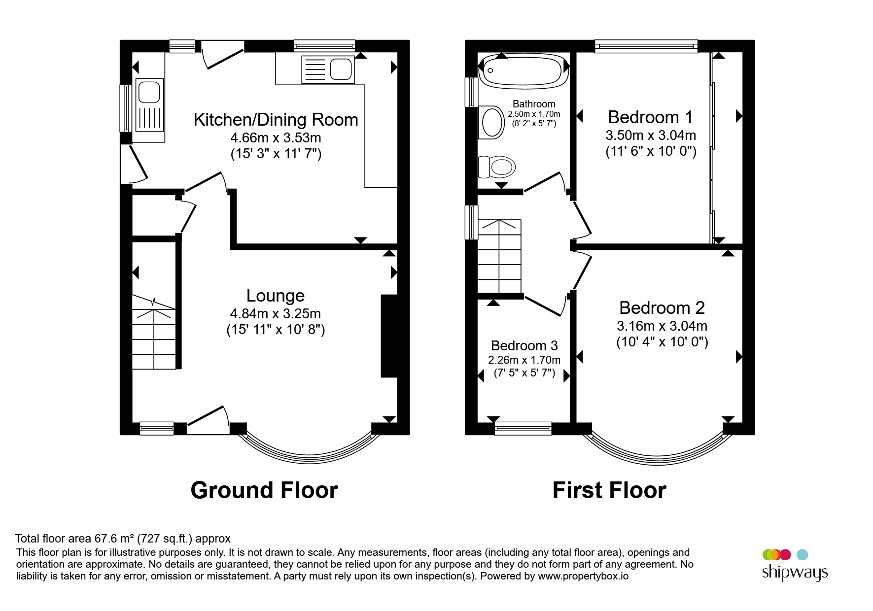 78, Waddington Avenue, Birmingham floorplan