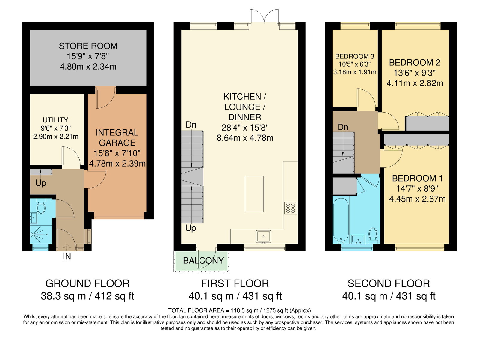 Hillview Close, Purley floorplan