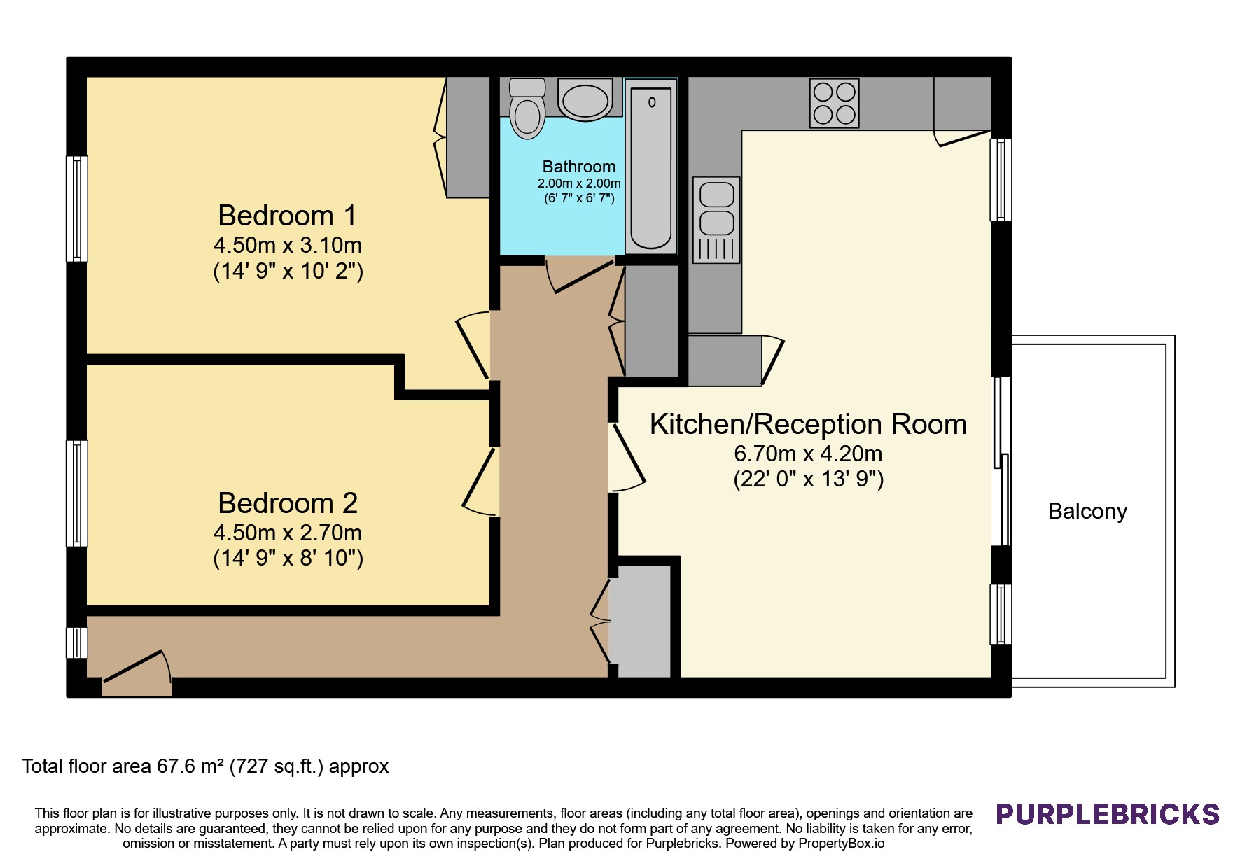 133 Duckett Street, London floorplan