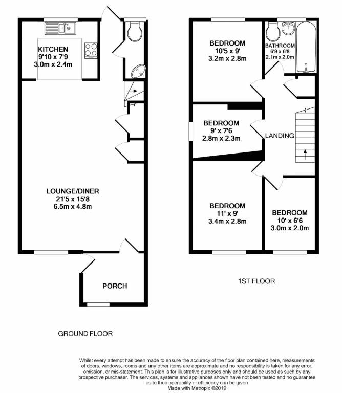 4 Bedrooms End terrace house for sale in Larmer Close, Fleet GU51