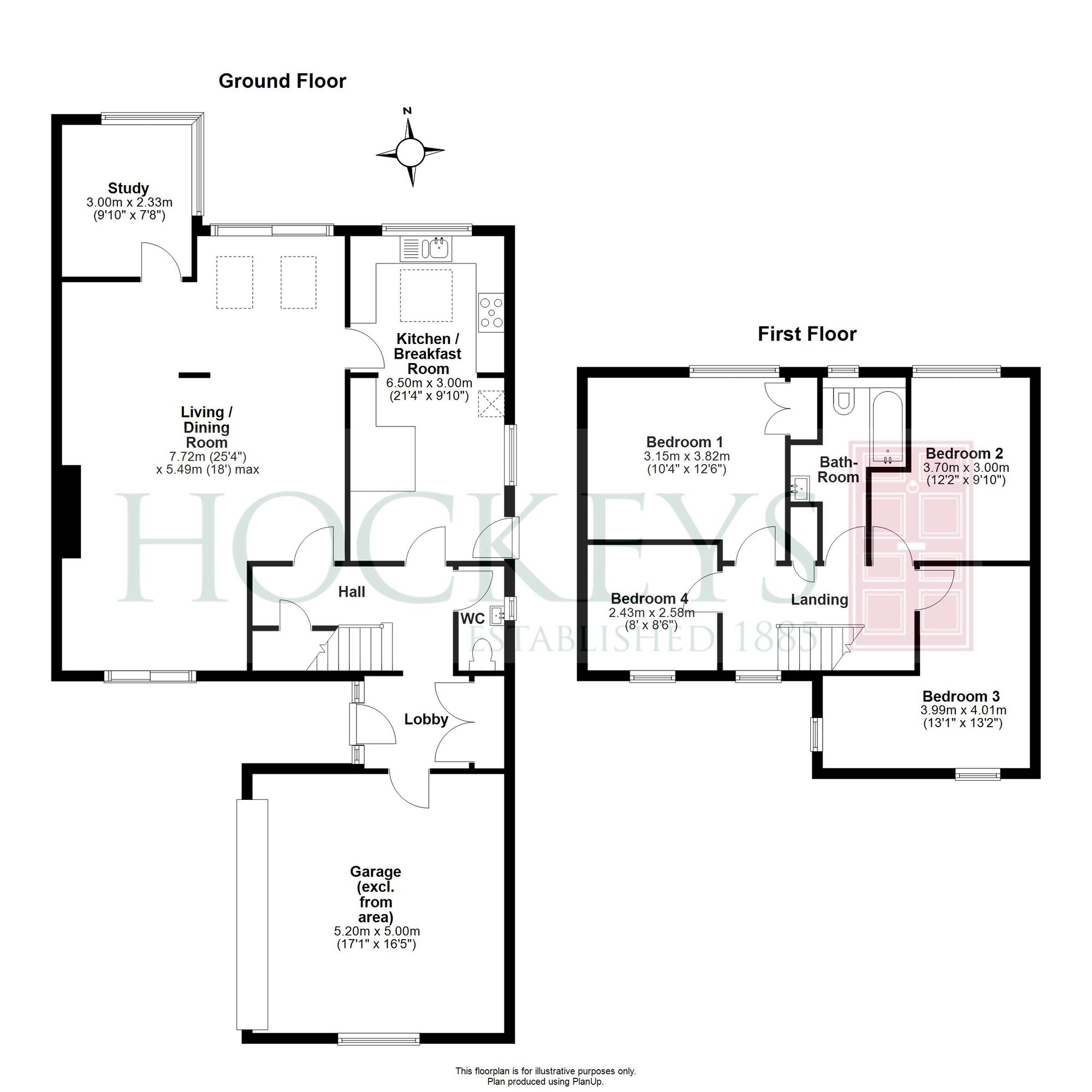 43 Newington, Cambridge floorplan