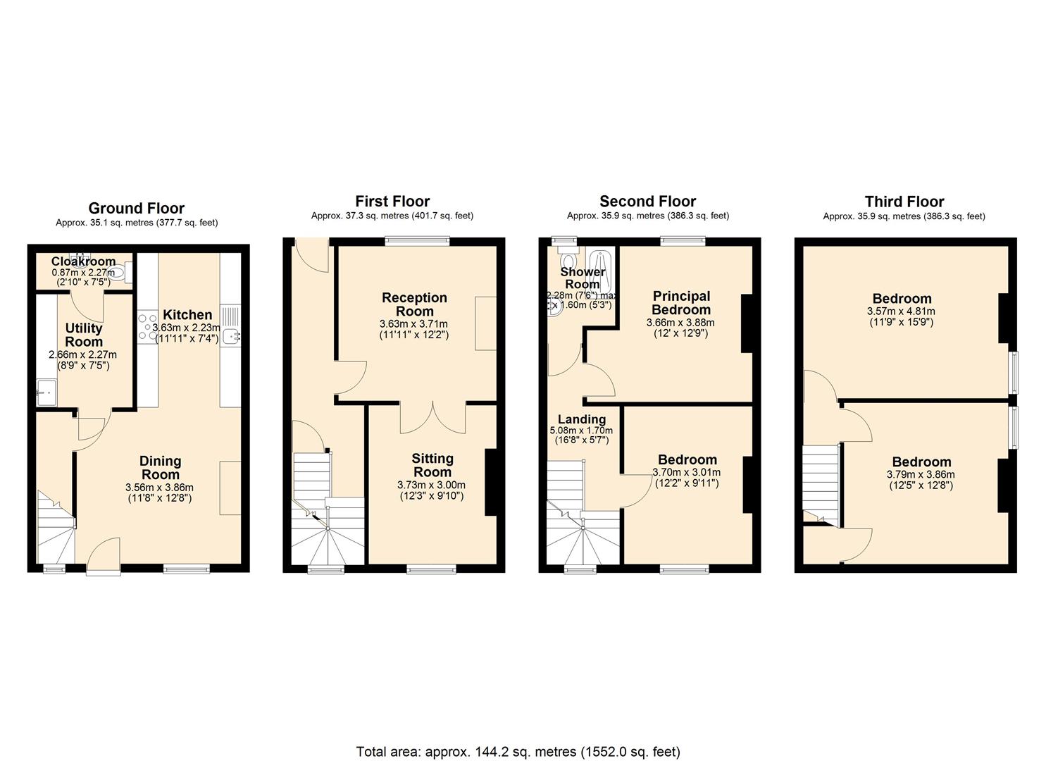 The Gables, Monyash Road, Bakewell floorplan