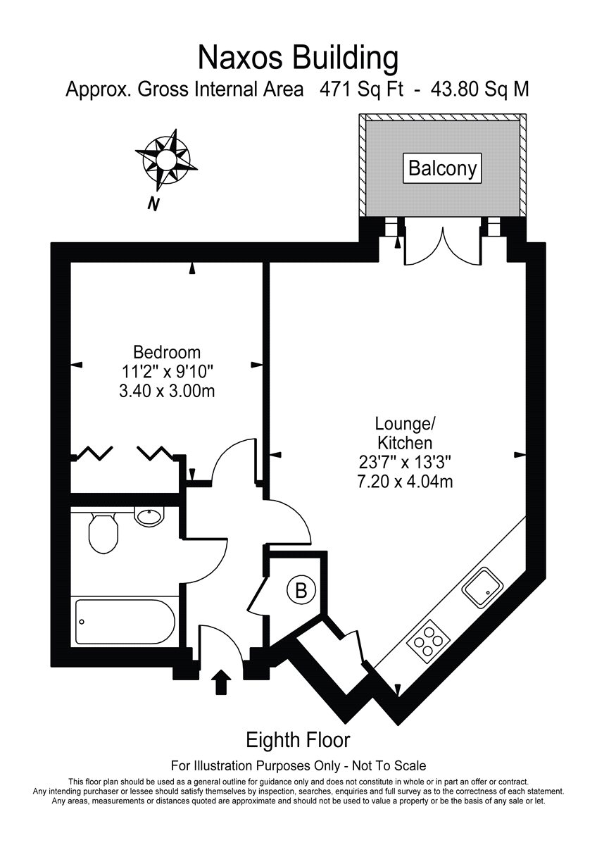 1 Bedrooms Flat to rent in Naxos Building, 4 Hutchings Street E14