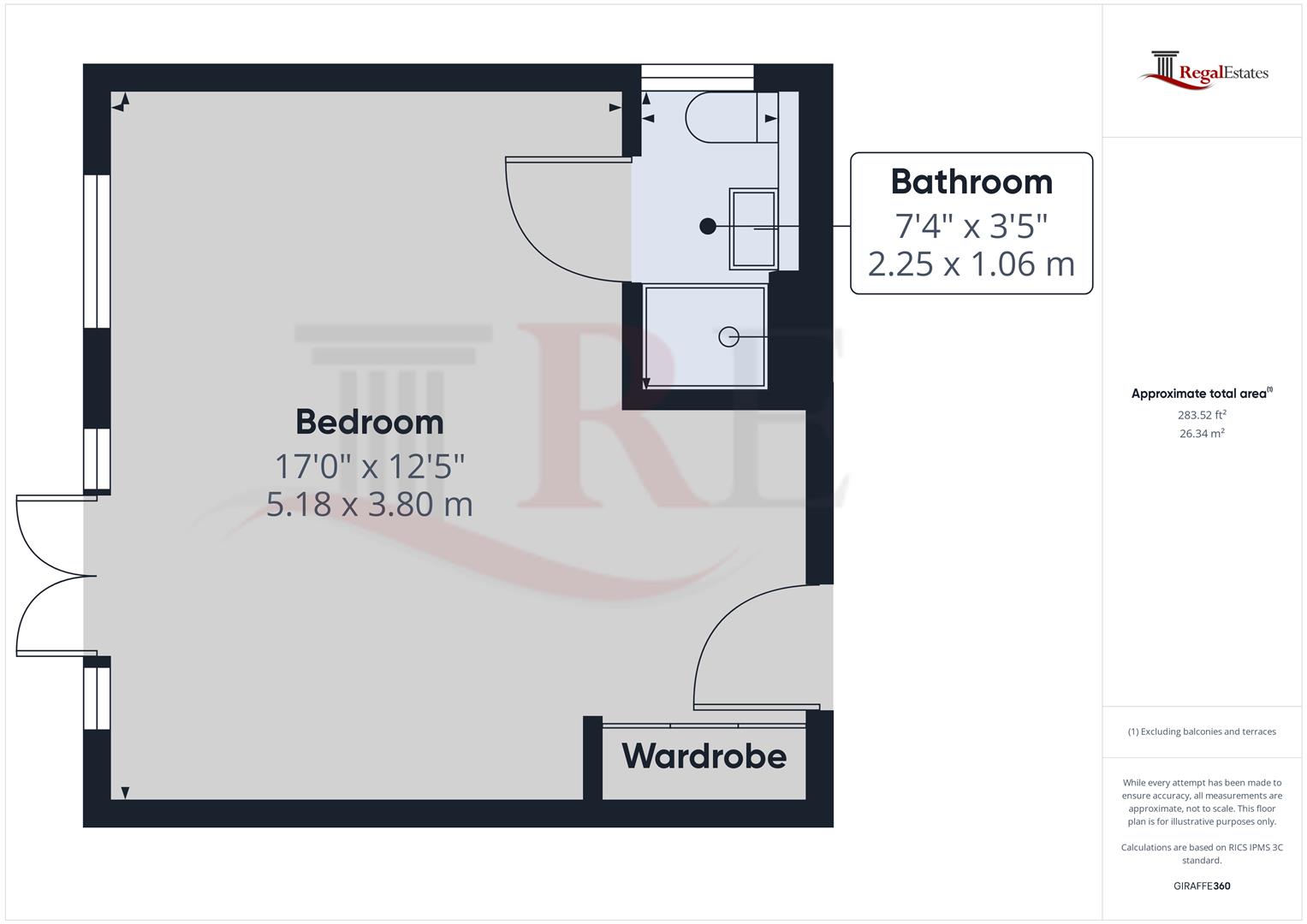 Room 3, 6, Columbia Avenue, Edgware floorplan
