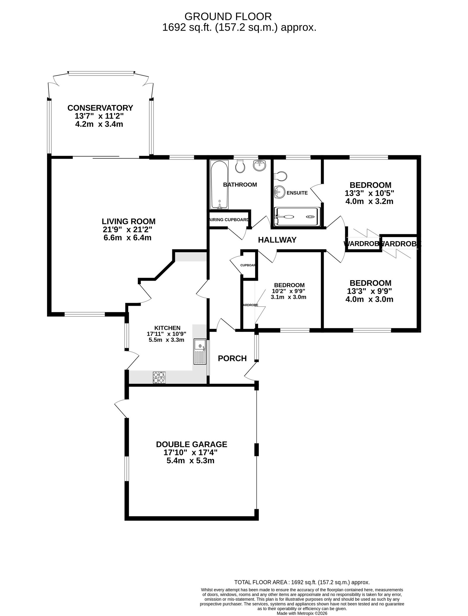 6, Badger Park, Minehead floorplan