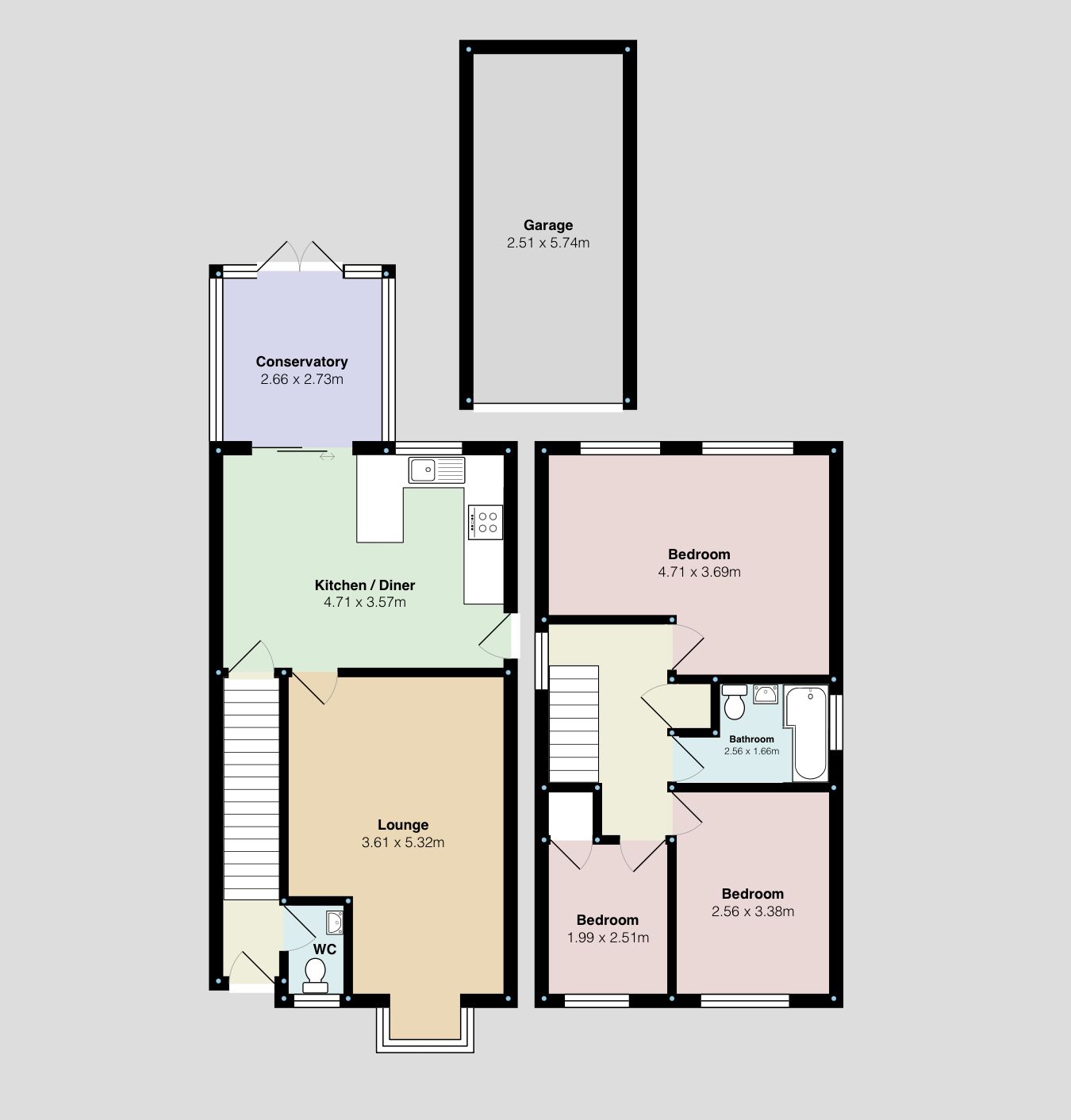 75, Kingsleigh Drive, Birmingham floorplan