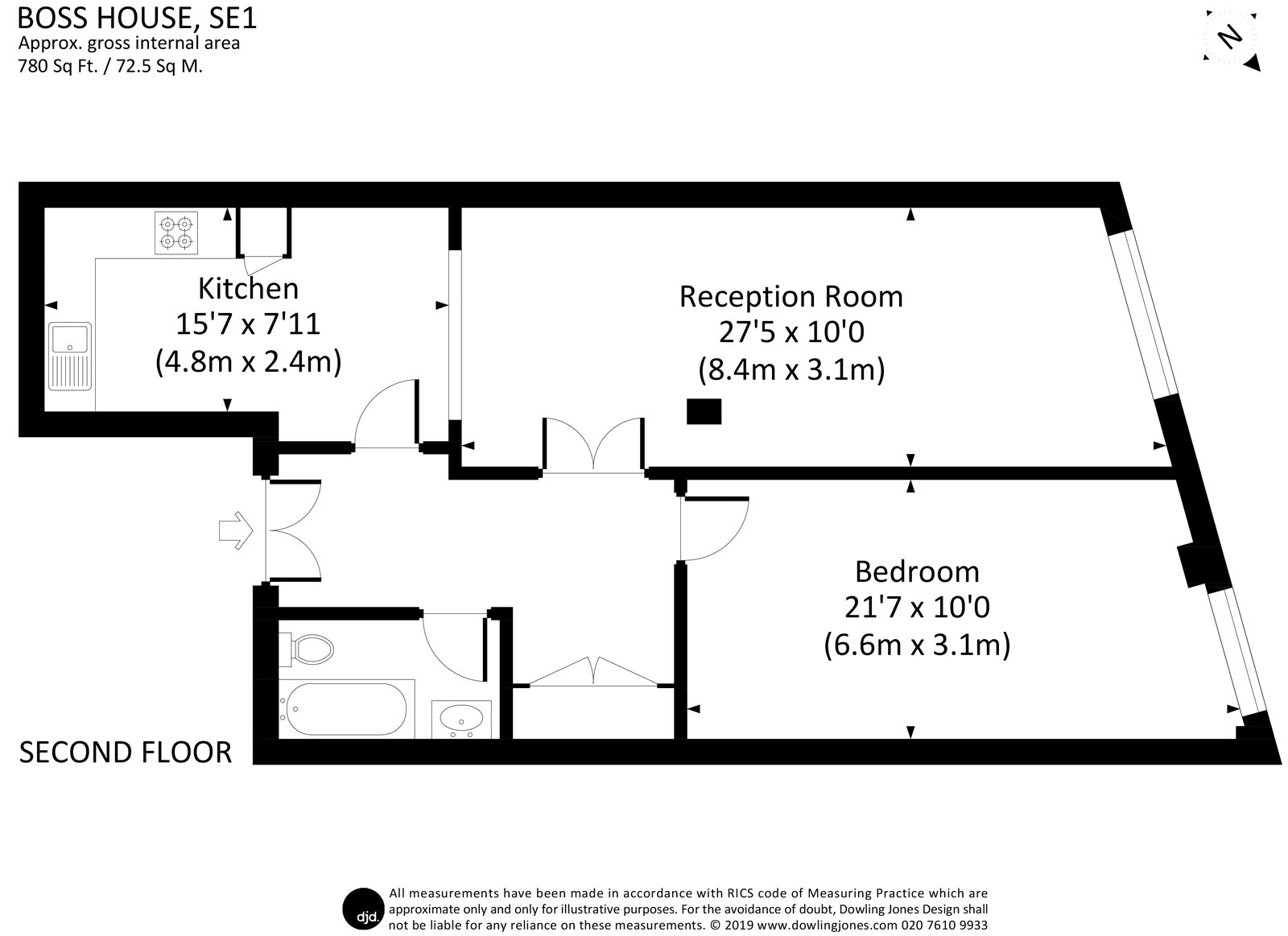 1 Bedrooms Flat for sale in Boss House, 2 Boss Street, London SE1