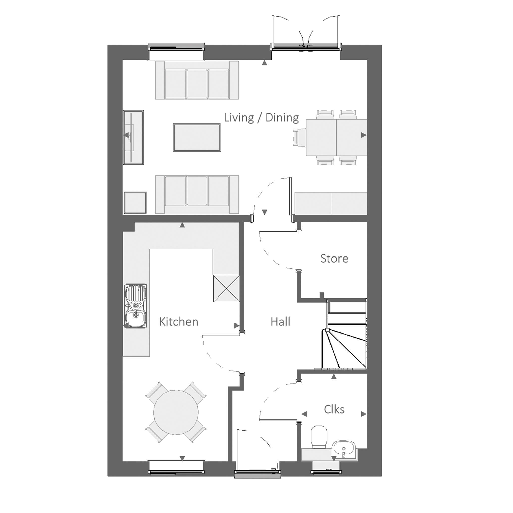 328, Huntsgrove, Gloucester floorplan