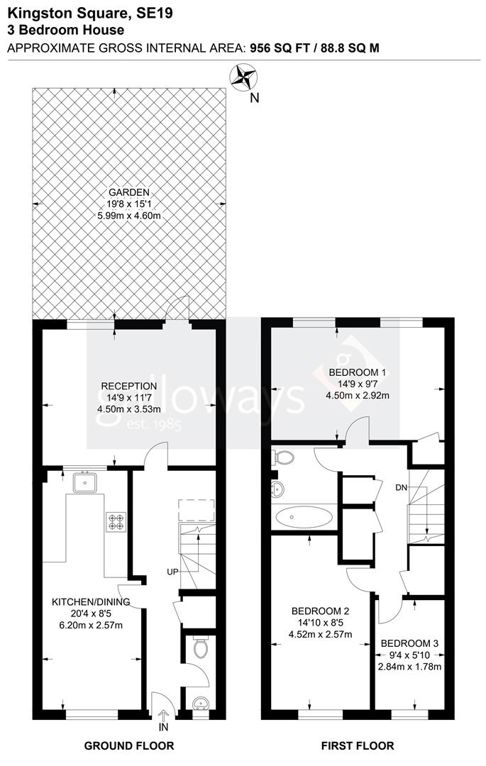 22, Kingston Square, London floorplan