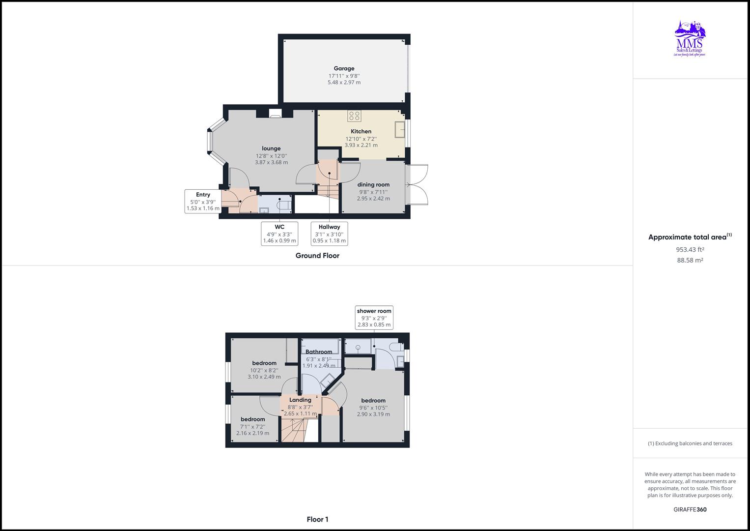 53, Reed Court, Greenhithe floorplan