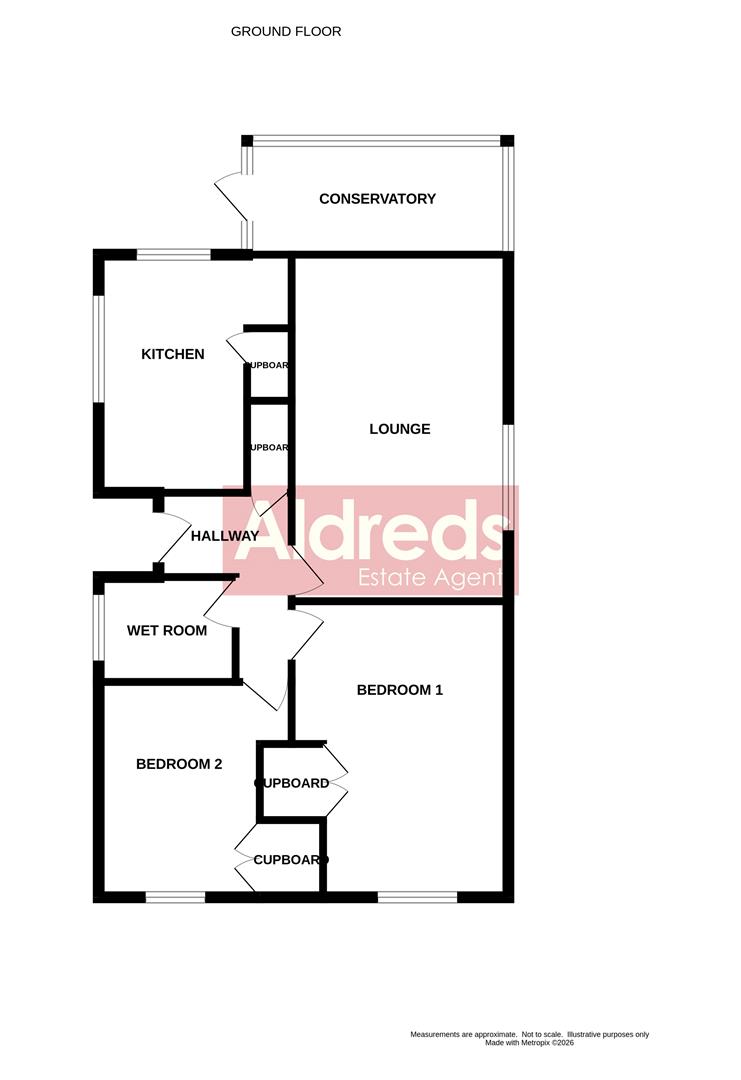 57, Mill Lane, Bradwell floorplan